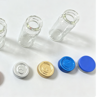 Ambre clair borosilicate 5ml flacons en verre