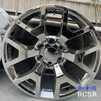 RCSR nouvelle roue en alliage d'aluminium forgé 22-28 pouces noir 5x112 6x127 5x127 6x139.7 5x120 5x130 4X4 roue de traînée de camion hors route