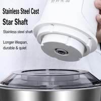 Mini hachoir électrique multifonction 3L 400W, lame à hacher, moulin à viande, robot culinaire pour bébé, moteur en cuivre pur, portable