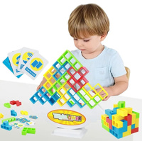 BEIJINGQI OEM Tour Interactive Balance Blocs Empilables Puzzle Fêtes De Famille Jeux De Société Voyage Joueurs Team Building Jouet