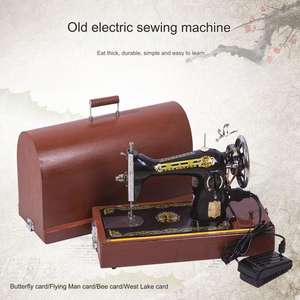 Petite taille ménage électrique à l'ancienne <span class=keywords><strong>Machine</strong></span> à <span class=keywords><strong>coudre</strong></span> Portable pédale marche pied mécanisme d'alimentation plat-lit nouveau fabriqué en Chine - Product Image 4