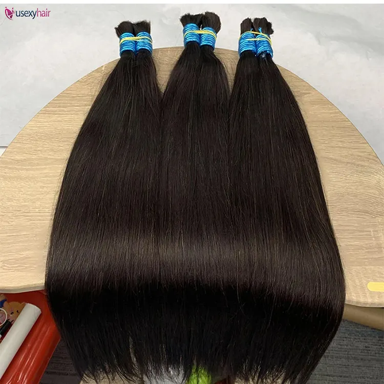 36 38 40 Inches Peruvian Raw Hair Bundles Straight Human Hair Weave Bundles Remy Hair Extension Natural Black