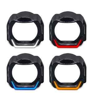 Idison ymg 3-inch LED shroud Cover phổ 12V xe đèn pha trang bị thêm ánh sáng ban ngày ống kính shrouds Halo nhẫn trang trí trang bị thêm - Product Image 6