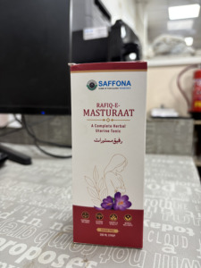 Sirop Herbal Rafiq-E-Masturaat Formule Avancée pour le Bien-être Féminin avec Ashwagandha, Manjistha, Amaltas, Kalonji, Gingembre Sec et Rose - Product Image 6