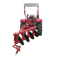 Charrue à disques tubulaire unidirectionnelle YCM 1LYQ 480 kg, faible résistance, petite taille, attelage 3 points, pour tracteur 18-70 CV, garantie 1 an
