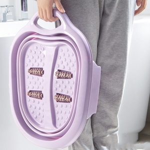 Portátil pies relajarse masaje Spa de gran aumento de pies de barril al aire libre Camping plegable baño de pies - Product Image 6