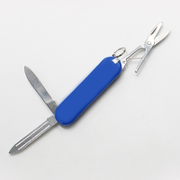 Personalisierbarer Logo-Werbeartikel Schlüsselanhänger Multitool Schere Miniklappmesser