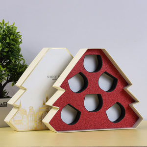 Hot Selling Factory Custom Christmas Tree Gift Box Hollow Chocolate Box Party Gift Box