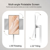 Brand New Movable Stand Smart Tv Touch Screen Android Wireless Television Display Portable Mobile Monitor Digital Signage Moving