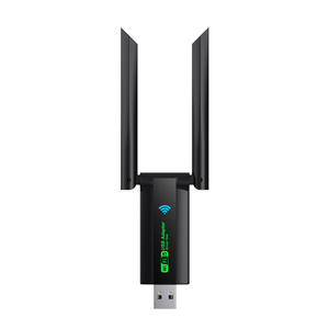 1300Mbps <span class=keywords><strong>Wifi</strong></span> <span class=keywords><strong>USB</strong></span> Adapter Card mạng băng tần kép 2.4G/5GHz Dongle 802.11ac ăng ten mạnh mẽ thu không dây cho PC điều khiển miễn phí - Product Image 3