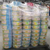 Fil électrique en cuivre toronné isolé PVC BV BVR 1,5 mm 2,5 mm, câble d'alimentation pour la construction industrielle et le câblage résidentiel