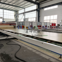 Kunststoff-Extrusionsmaschine für Küchenschränke WPC PVC Möbelplatten-Herstellungsmaschine Kunststoff-Extruder