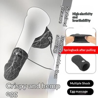 Stimulateur de pénis électrique pour homme, intensité réglable, télécommande sans fil, stimulation du gland, désensibilisation, longue durée
