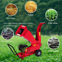 Déchiqueteuse mobile électrique industrielle AOYU CE 220V, moteur 4.0KW, durable, diamètre 70mm, pour le déchiquetage des branches de bois