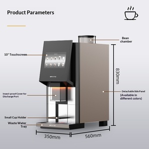Máquina de Café Comercial E-2s Totalmente Automática con Pago por Código QR, Capacidad para Más de 15 Tazas, Granos de Espresso - Product Image 3