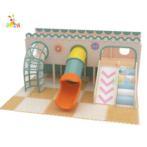 Topkwaliteit betrouwbare <span class=keywords><strong>indoor</strong></span> speeltuin zachtspeeltoestellen voor kinderen, commerciële kinderspeeltuin met glijbaan en ballenbak - Product Image 2