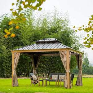 Le plus populaire <span class=keywords><strong>prix</strong></span> d'usine 3x4 gazebo <span class=keywords><strong>en</strong></span> verre de jardin 3x3 gazebo extérieur <span class=keywords><strong>en</strong></span> aluminium de luxe - Product Image 5