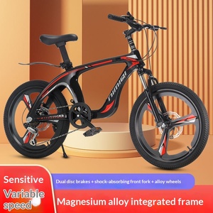 Vélo pour garçons/filles, 18/20/<span class=keywords><strong>22</strong></span> <span class=keywords><strong>pouces</strong></span>, nouveau modèle, jantes en alliage de magnésium, moyeu intégré, freins à double disque, absorption des chocs - Product Image 3