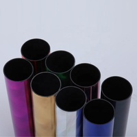 Trophée vierge en tube acrylique avec base en marbre et poteau en plastique doré, 240 mm, style sportif, logo personnalisé, boîte cadeau durable