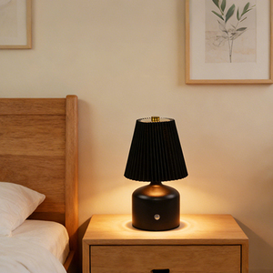Veilleuse LED en cristal pour la maison, blanc chaud moyen (2700K blanc chaud doux), bouton manuel, rechargeable par USB, design moderne, Ra90 CRI - Product Image 6