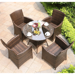 Hiện Đại Giải Trí Patio Vườn Nội Thất Bistro Ngoài Trời PE Mây Bảng Và Ghế Bộ - Product Image 2