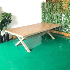 Aluminum Outdoor Wood Plastic Chairs and <b>Table</b> Waterproof Patio Furniture Outdoor Hotel Resort Leisure Garden Outdoor <b>Tables</b> - Product Image 6