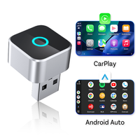 Adaptateur Carplay 2 en 1, dongle USB sans fil Android Auto avec support technique après-vente pour la vente en gros automobile, distributeur OEM