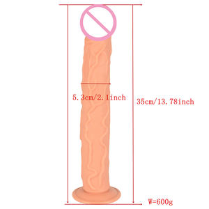 14 Pollice Super Lungo <span class=keywords><strong>Nero</strong></span> Enorme Dildo Grande Pene Del <span class=keywords><strong>Sesso</strong></span> per Le Donne - Product Image 3