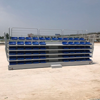 Chaises télescopiques extérieures de stade de gradin du football en plastique pour les gradins en aluminium