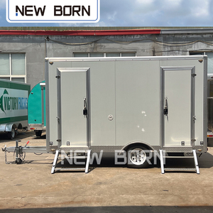 Nuovo <span class=keywords><strong>Bron</strong></span> evento aziendale VIP bagno Festival portatile all'aperto bagno bagno di nozze rimorchio WC 11.48x6.28x7.38ft 5000T - Product Image 2