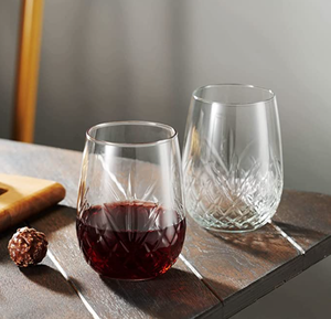 Бокалы для вина, бокалы для напитков без ножек, бокалы для виски ручной резки-дублиновая коллекция, 16 унций, набор из 4 шт. - Product Image 3