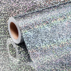 Wholesale Custom Original Silver Laser Metallic Holographic Iridescent Dot Gift <b>Wrapping</b> <b>Paper</b> for Birthday Gift Packaging - Product Image 2