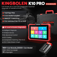 Kingbolen K10 PRO 2026 Lector de Códigos OBD2 EOBD Bidireccional de Sistema Completo, Herramienta de Diagnóstico Automotriz ECU con 34 Funciones de Reinicio para Autos
