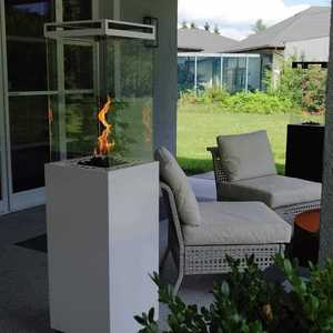 Stufa <span class=keywords><strong>a</strong></span> <span class=keywords><strong>Gas</strong></span> Verticale da Esterno, Riscaldatore LPG, Braciere per Hotel, B&B, Cortile, Caminetto <span class=keywords><strong>a</strong></span> Fiamma Reale - Product Image 1