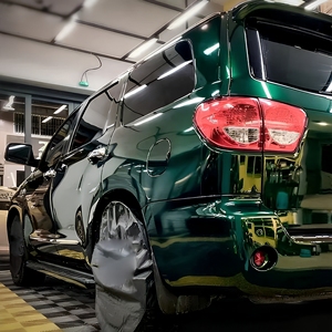Film de protection de voiture en vinyle coulé PET PVC TPU, vert agate brillant, qualité supérieure, vente directe usine, rouleau complet 1,52x18M/5x60FT - Product Image 6