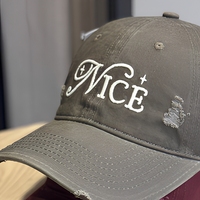 Casquettes Dad Hat en gros, brodées, à calotte souple, avec lettres, pour hommes et femmes