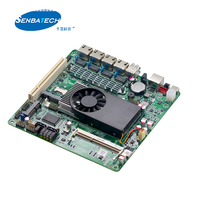 Mini placa base Itx D525 1,8 GHz procesador de doble núcleo placa base 4 Lan Mini Pc Pfsense Firewall Router