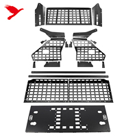 Pour Toyota Sequoia 2023-2026 : Kit de panneaux modulaires Molle pour rangement, étagère de coffre arrière et modification de fenêtre