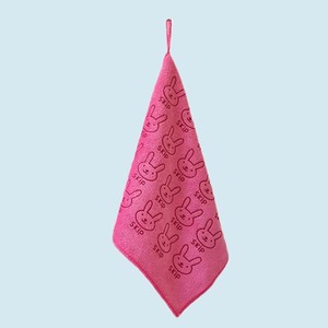 <b>Microfiber</b> Rabbit Head Hand <b>Towel</b> 25x25 Cm Quick Dry Kids Bath <b>Towel</b> - Product Image 2