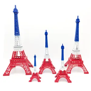 تمثال برج إيفل مخصص معدني تذكاري نموذجي لبناء باريس إيفل زينة منزلية مخصصة