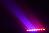 Barre lumineuse DMX pour scène, Nouveau modèle 2026, Mini barre matricielle, 9 LED RGB 3W, en alliage d'aluminium, pour éclairage mural, gravure et hôtels, Vente en gros