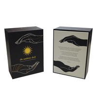 Coffret de jeu de cartes à collectionner personnalisé boîtes cadeau en carton avec couvercle et base