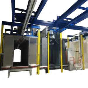 Powder Coating System Package With Electrostatic Powder Coating Machine+ Powder Spray Booth + Painting Curing Oven