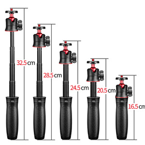 Mini trípode ligero y portátil para teléfono móvil, bloqueo de perilla de plástico, 1 sección - Product Image 4