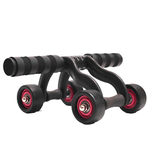 طراز CHIAN فولاذ ABS ثلاث عجلات عجلات للبطن معدات تمارين تمارين القوة للرجال والنساء - Product Image 2