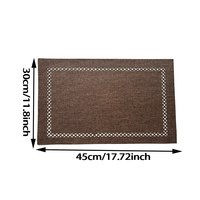 Protections de tiroirs pour la cuisine, dessous de verre personnalisés pour table à manger avec logo, sets de table tricotés, sets de table brodés, style nordique