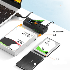 Custodia per disco rigido Mobile da 3.5 pollici SATA/M.2 a stato solido SSD per laptop da lettura esterna per computer elettronici - Product Image 2