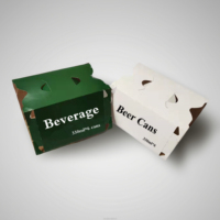Boîte d'emballage en carton ondulé portable à prix direct usine pour le transport de bières et de boissons