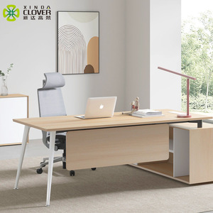 Scrivania Direzionale Moderna in Stile Bianco per Ufficio, Nuova - Product Image 1