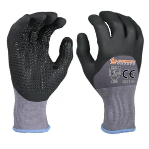 ENTE SAFETY Construction industry working general purpose nitrile coated personalized work gloves